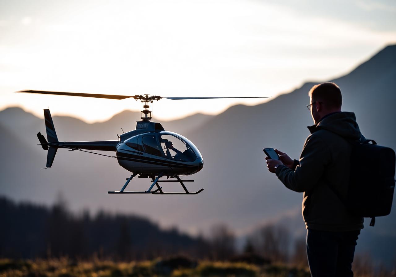 RC Helikopter Flugschule